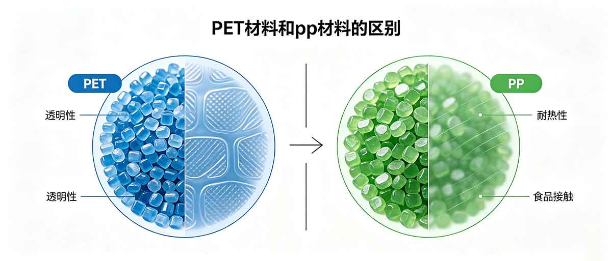 PET 材料和 pp 材料的区别 PET 材料和 pp 材料的区别