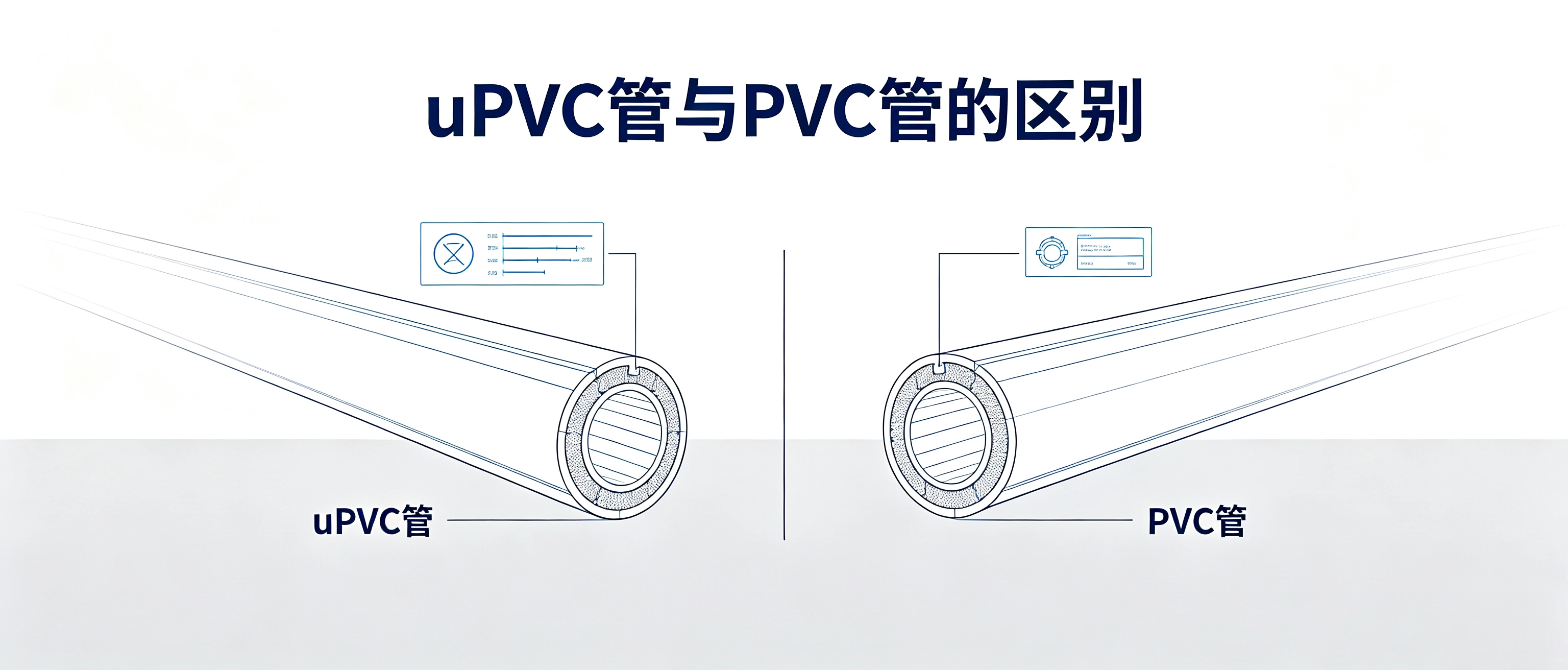uPVC管与PVC管的区别 uPVC管与PVC管的区别