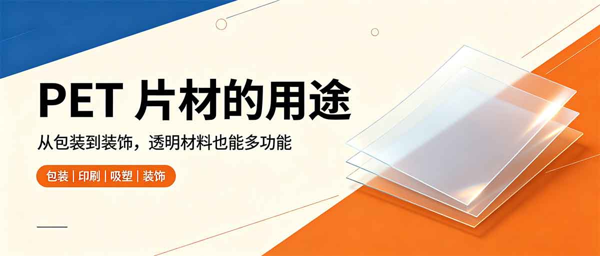 PET片材的用途？有哪些？常见应用领域及场景
