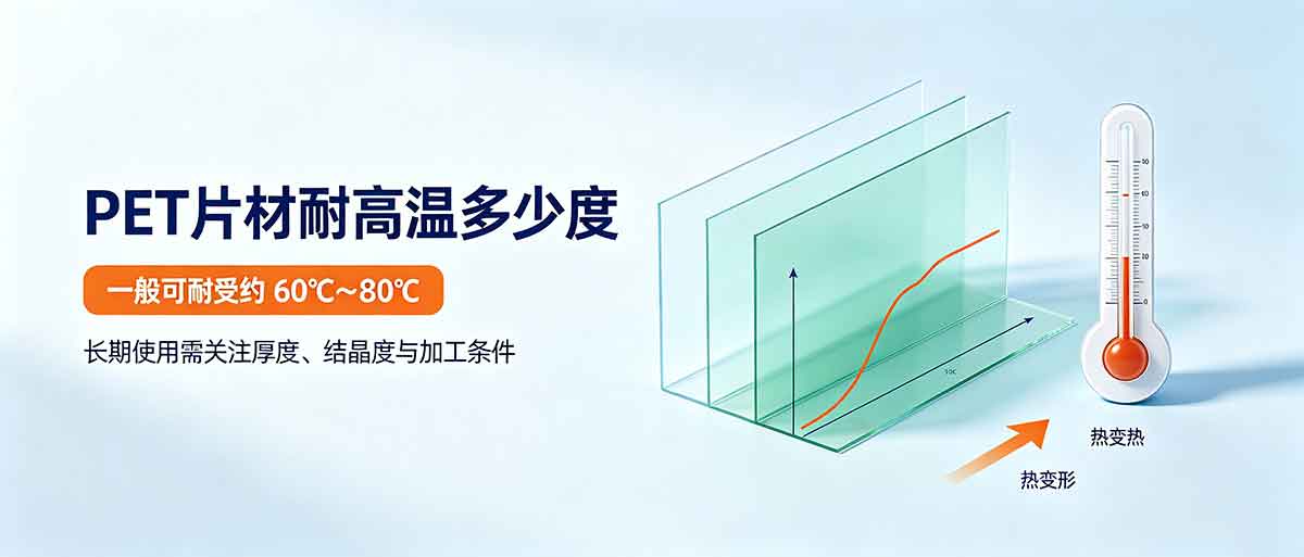 PET片材耐高温多少度？长期耐热与瞬时耐温极限值