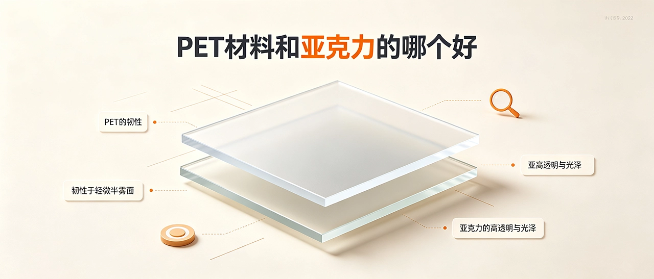 PET材料和亚克力的哪个好 PET材料和亚克力的哪个好
