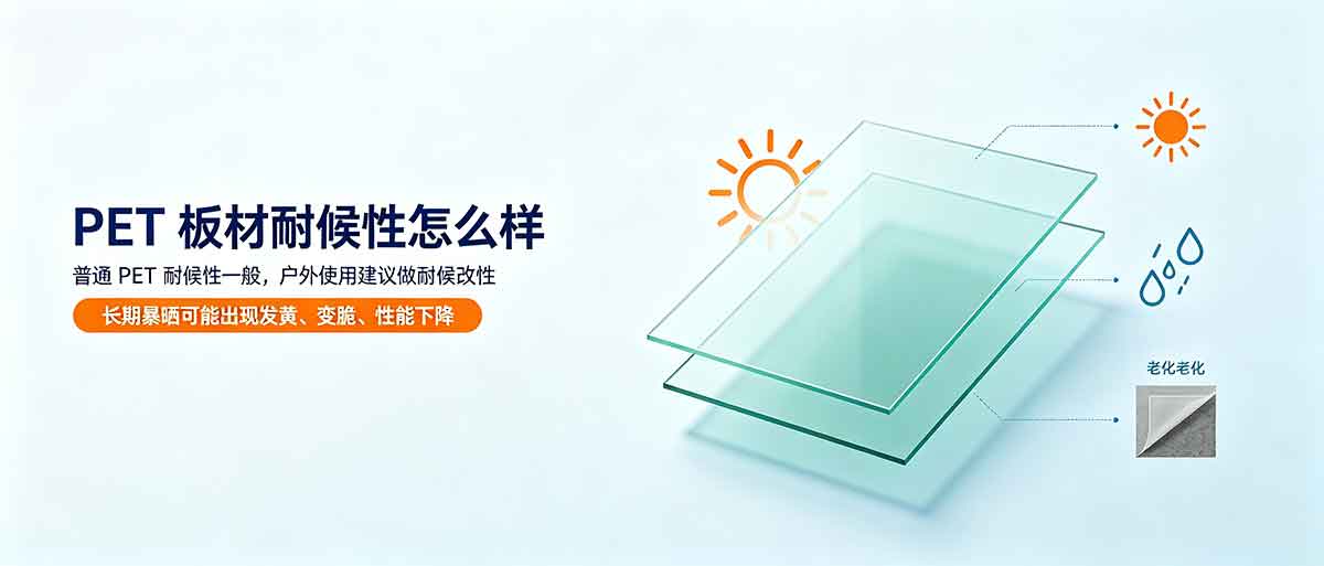PET 板材耐候性怎么样？户外使用会不会容易老化褪色